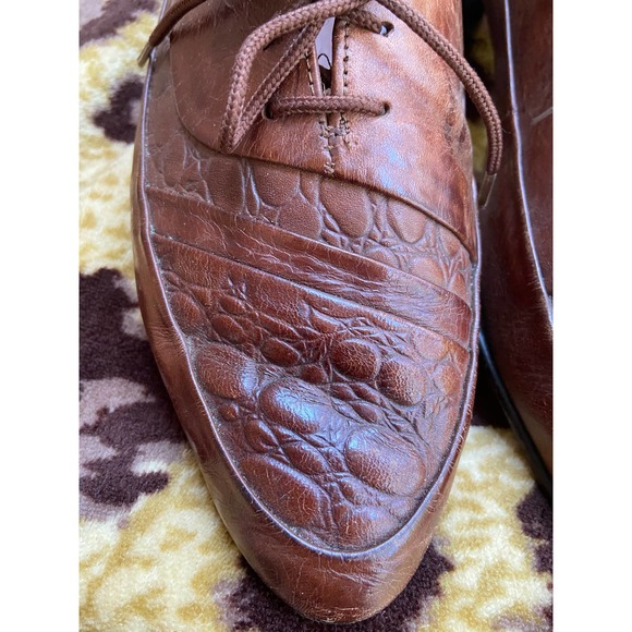 Giovanni Men’s Shoes Brown Oxford 9.5 Medium main image 4